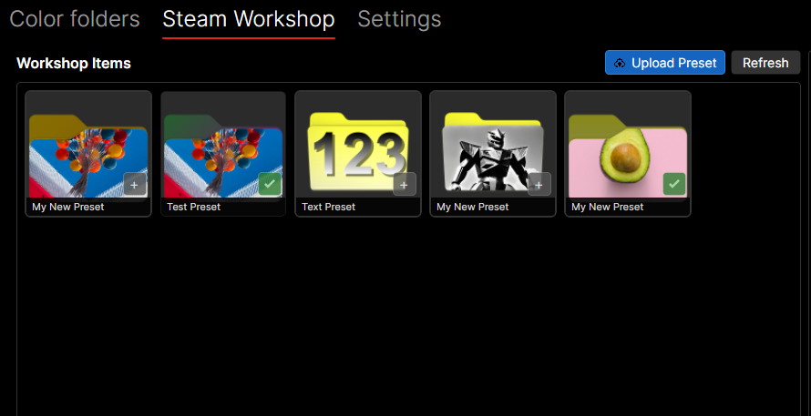 Steam Workshop browser